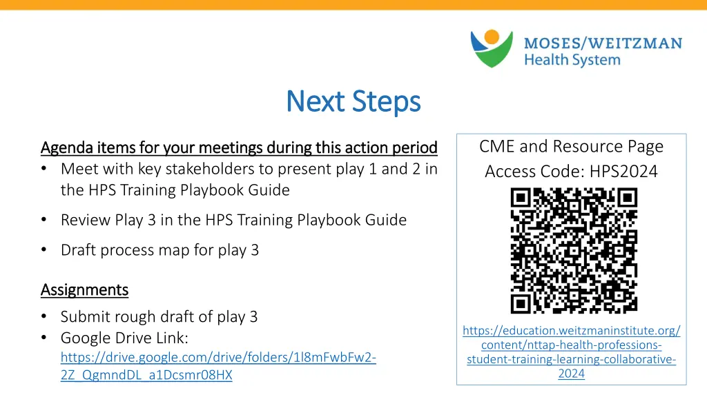 next steps next steps