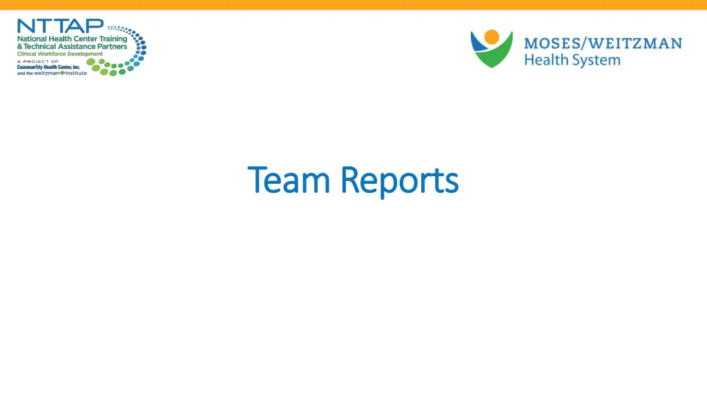 team reports team reports
