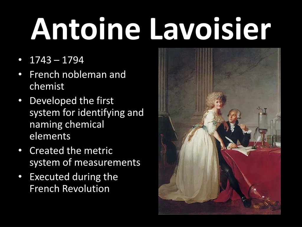antoine lavoisier