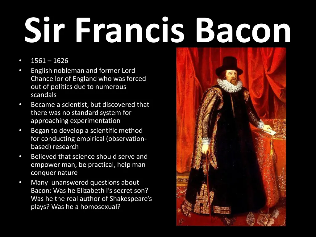 sir francis bacon