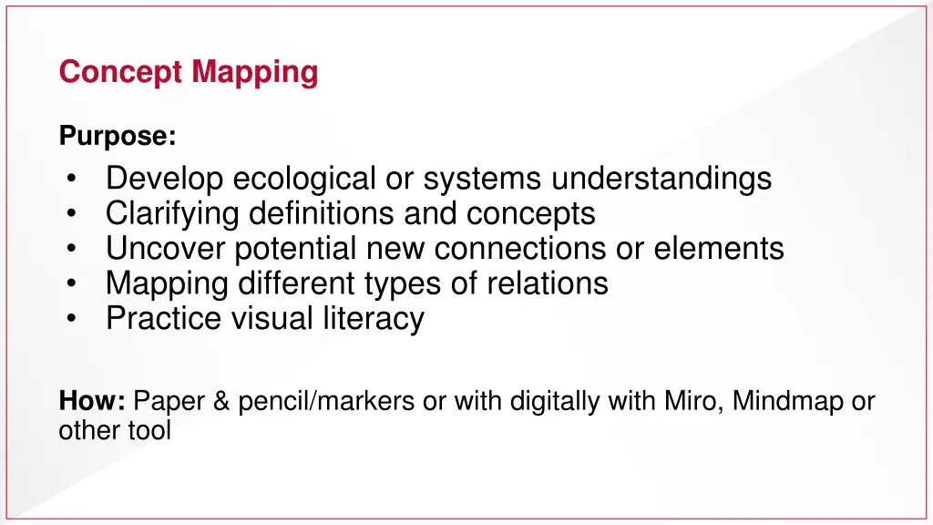 concept mapping