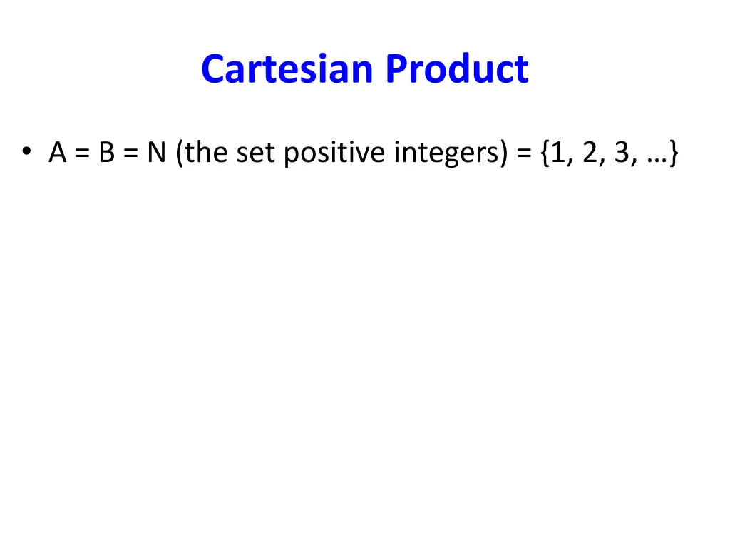 cartesian product 4