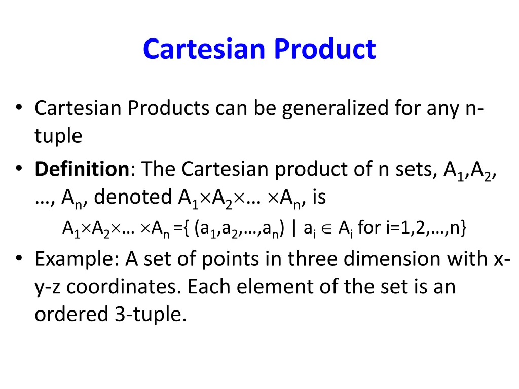 cartesian product 6