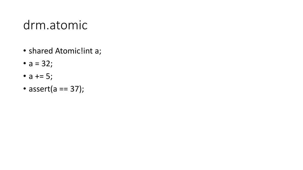 drm atomic