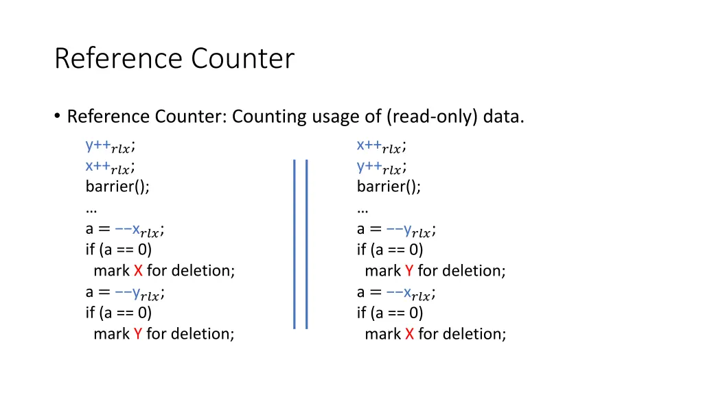 reference counter