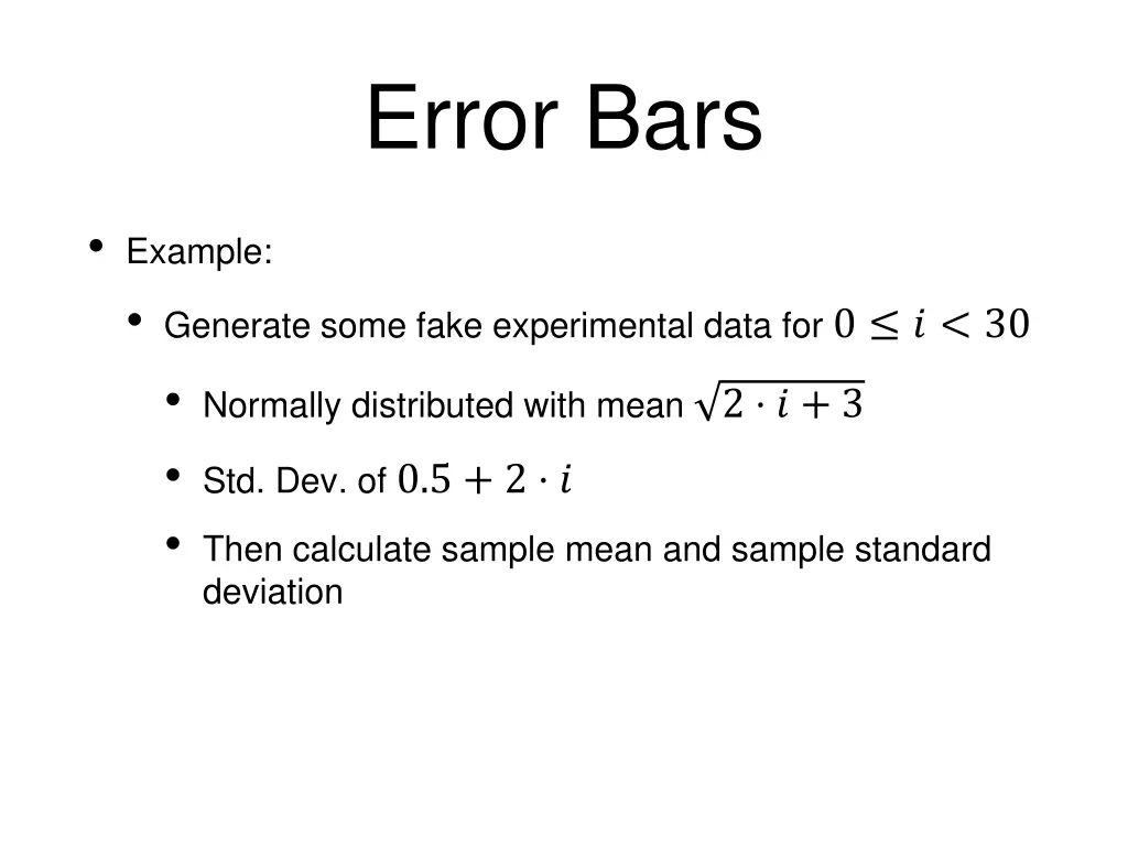 error bars 1