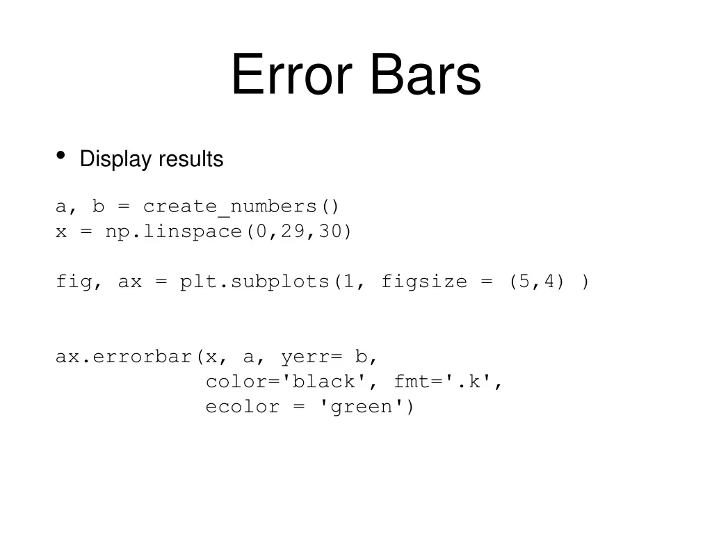 error bars 3