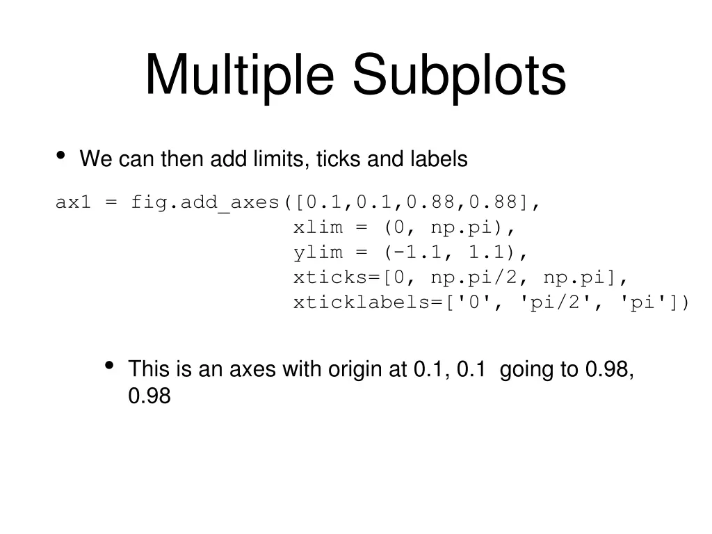multiple subplots 1