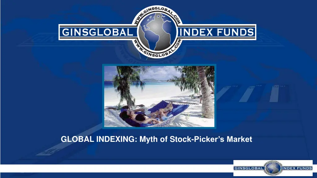 global indexing myth of stock picker s market
