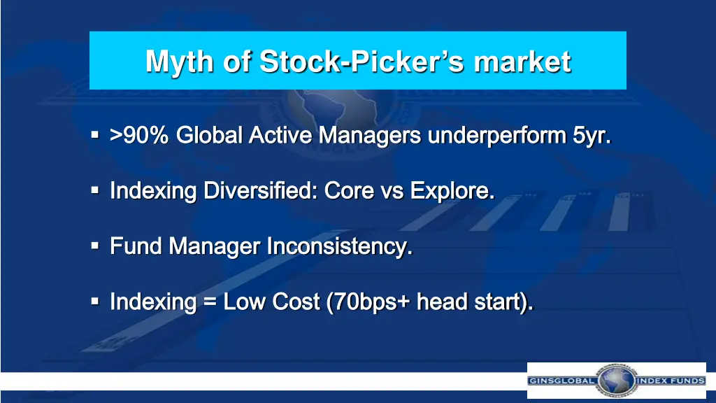 myth of stock picker s market