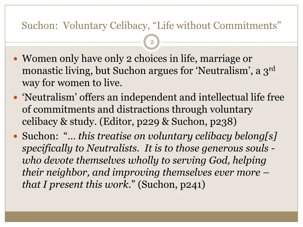 suchon voluntary celibacy life without commitments