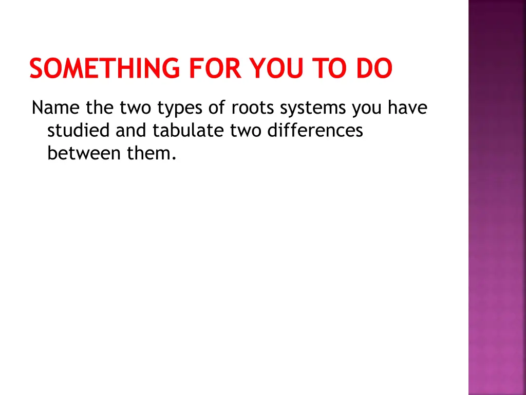 something for you to do