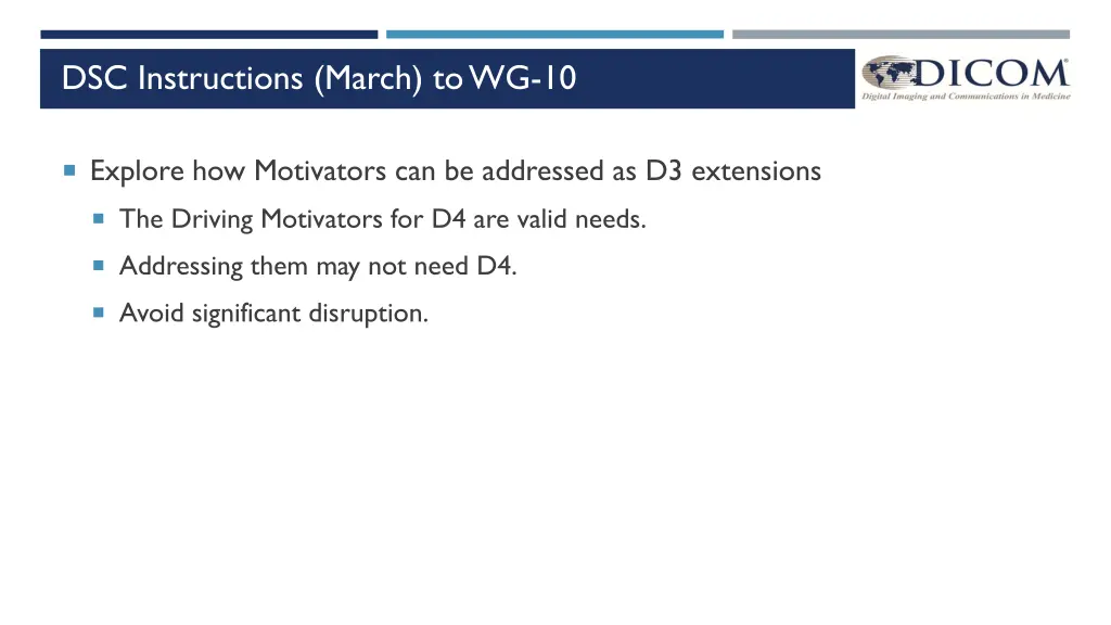 dsc instructions march to wg 10