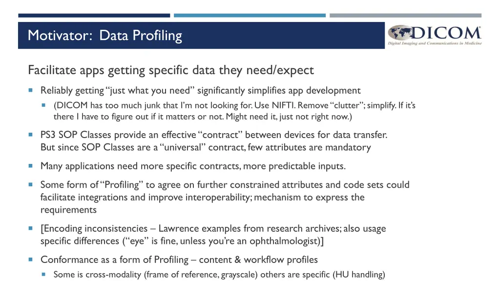 motivator data profiling