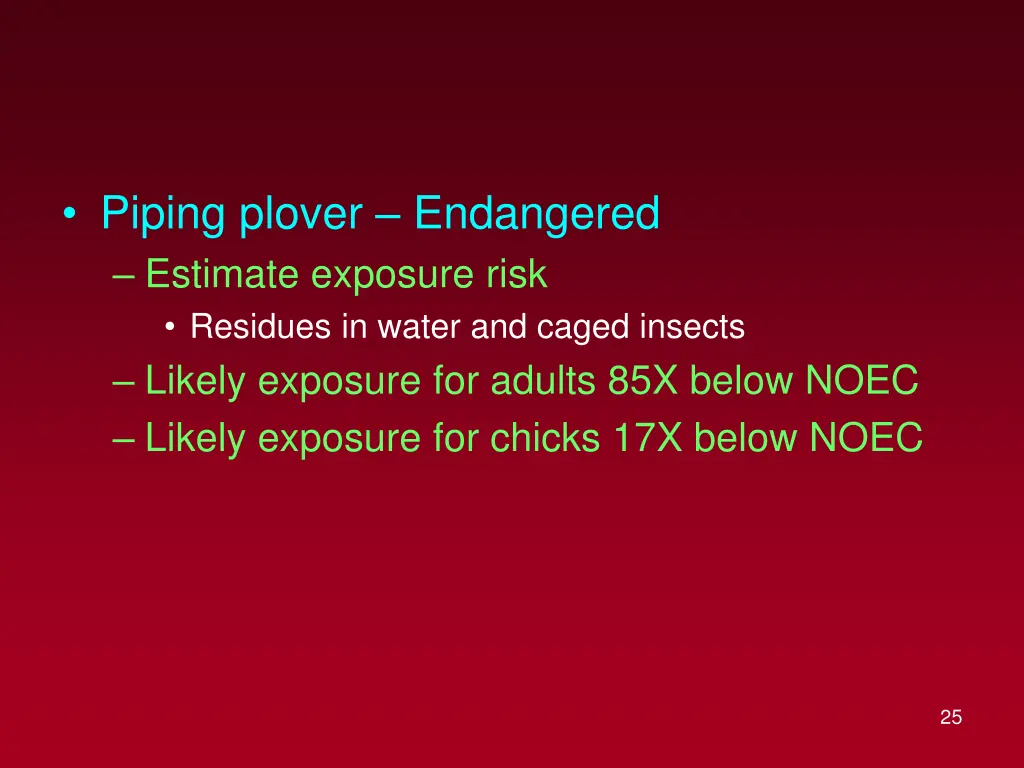 piping plover endangered estimate exposure risk