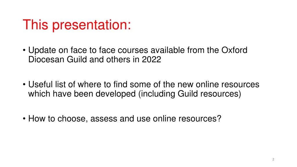 this presentation