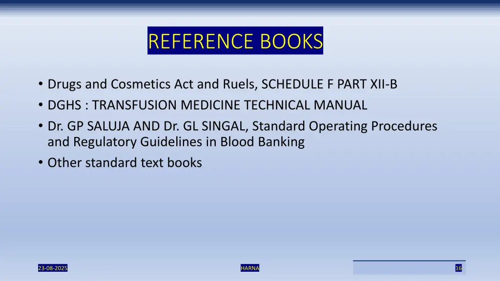reference books