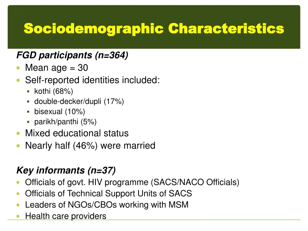 sociodemographic characteristics sociodemographic