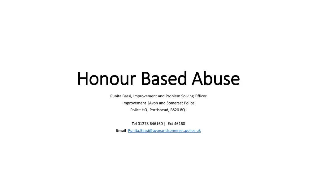honour based abuse honour based abuse