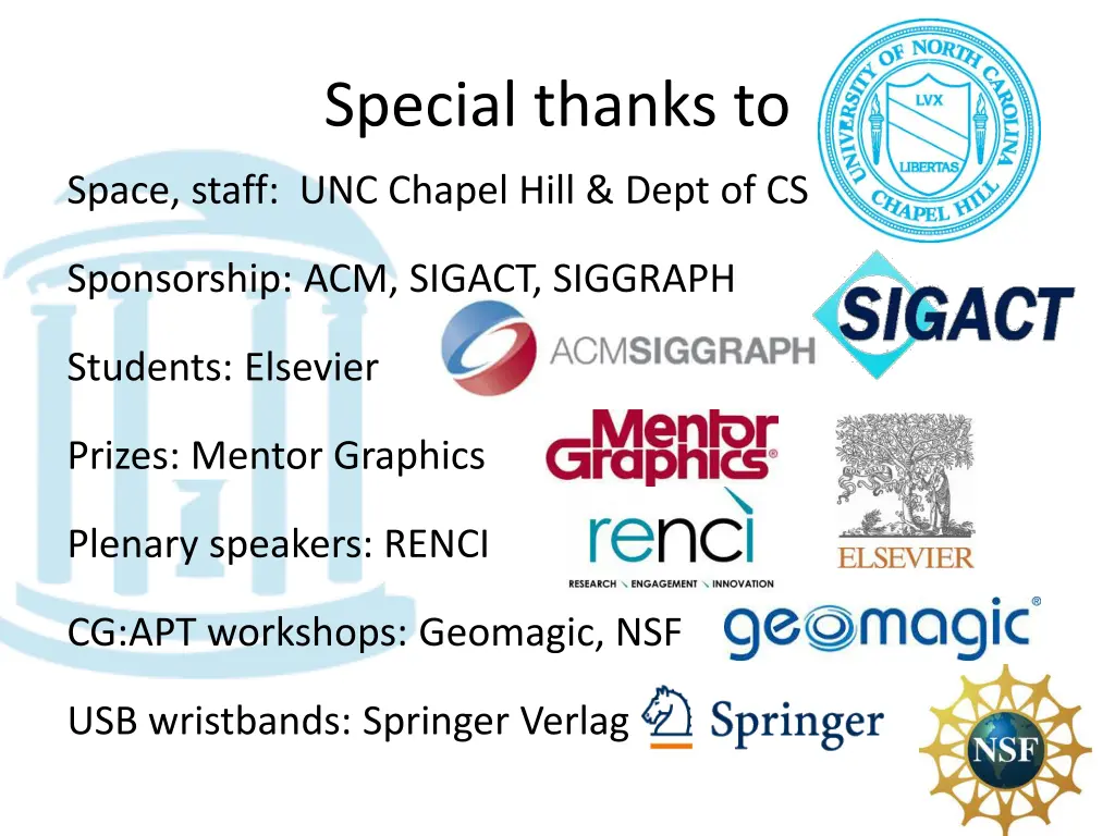 special thanks to