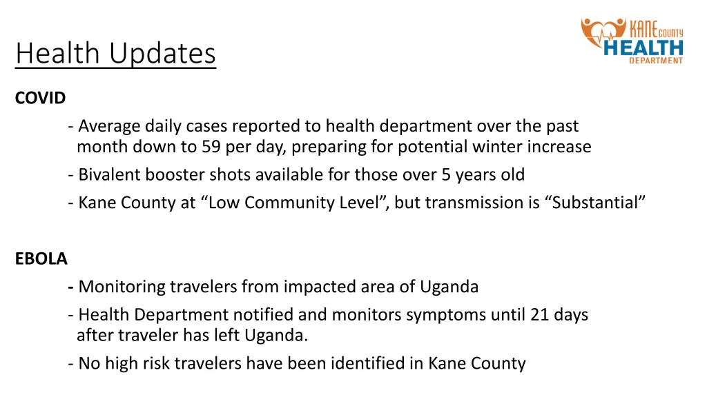 health updates