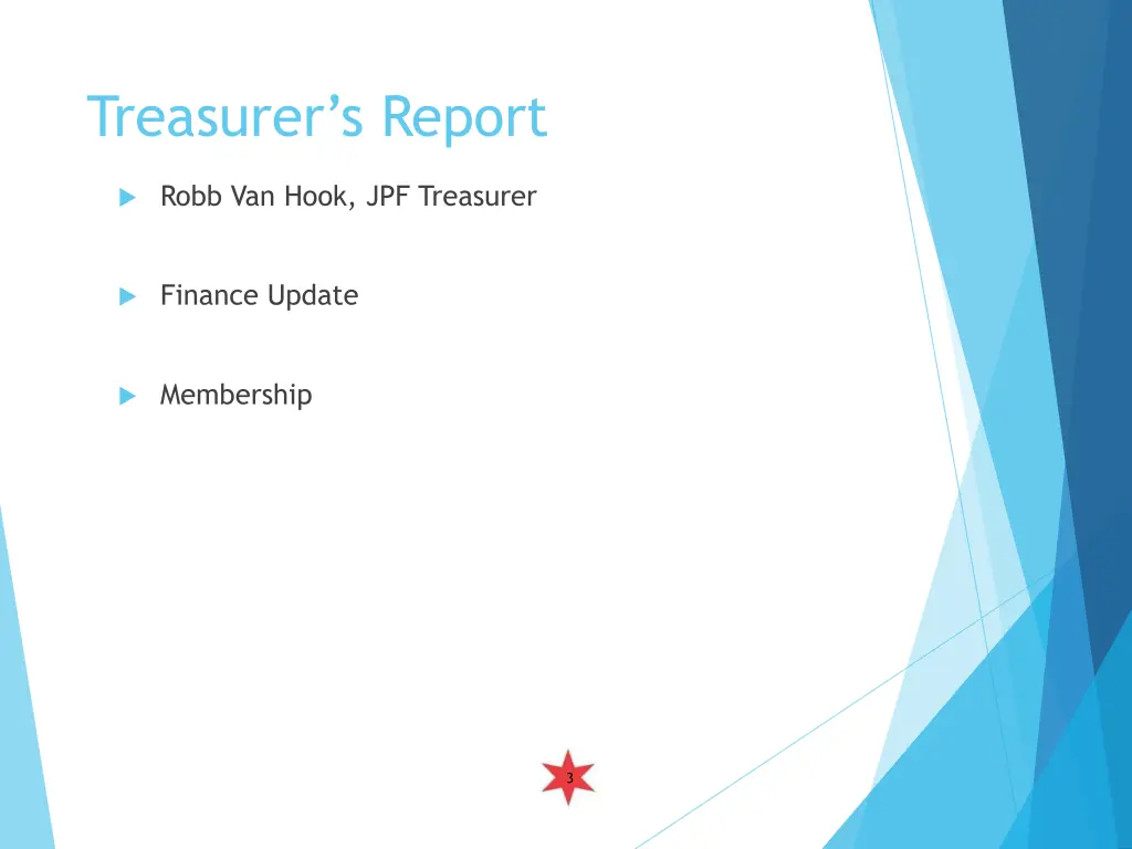 treasurer s report