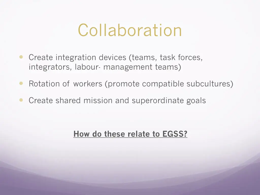 collaboration