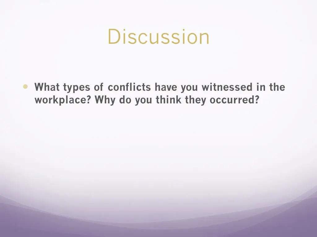 discussion