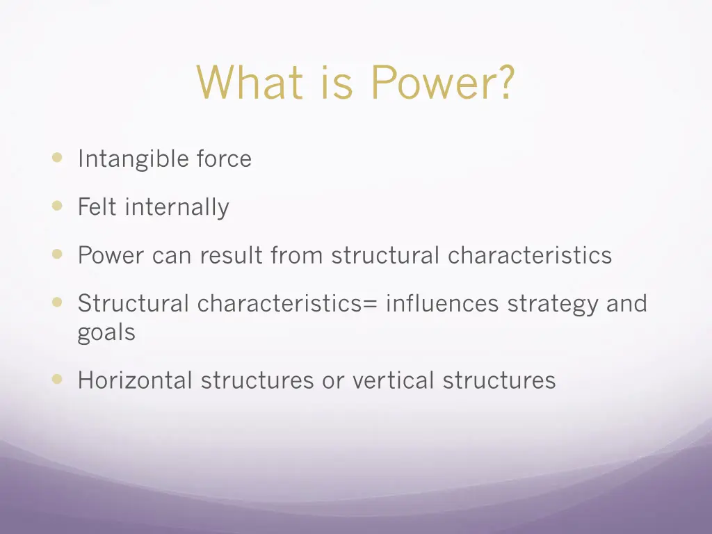 what is power