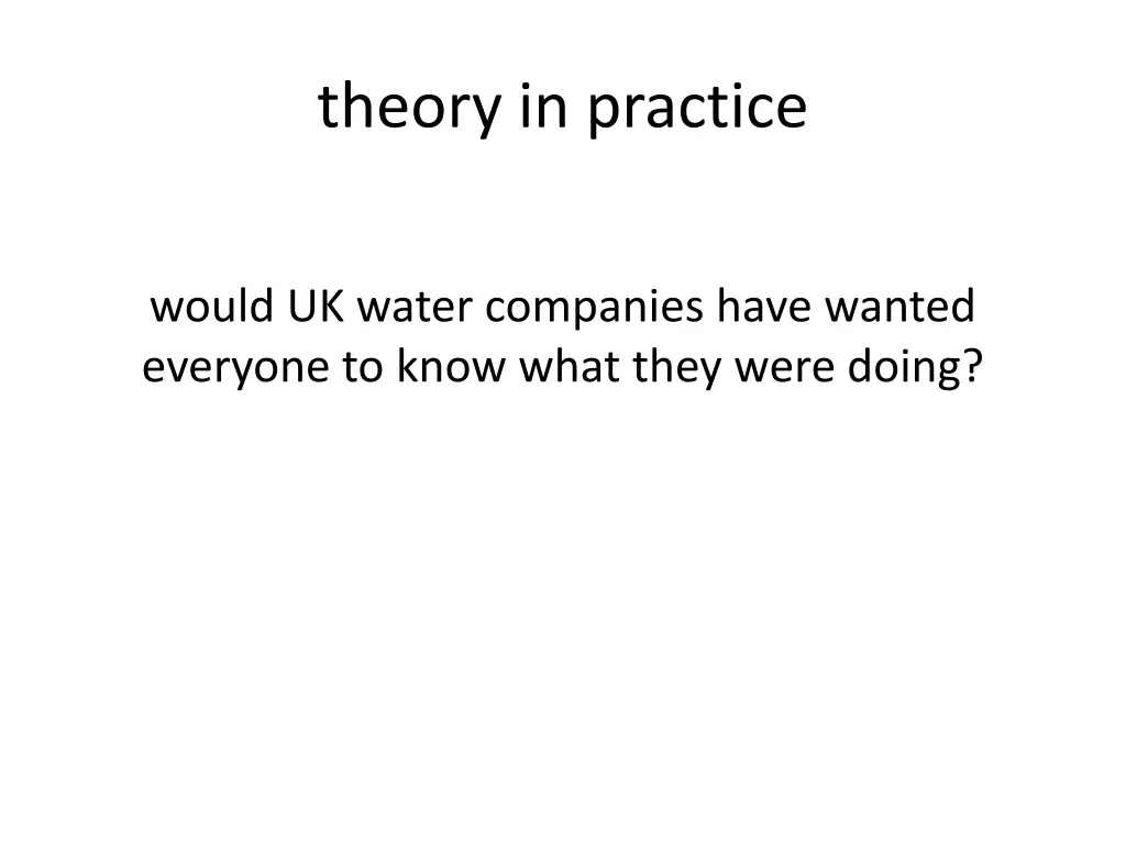 theory in practice 2
