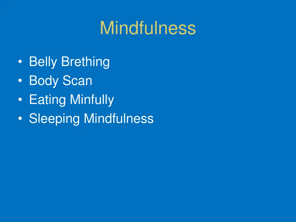 mindfulness