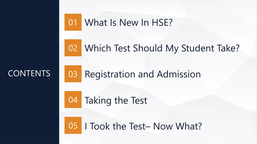 01 what is new in hse