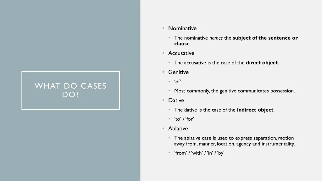 nominative