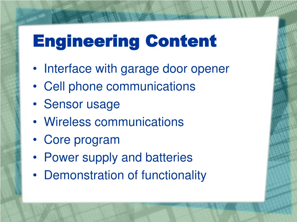 engineering content engineering content
