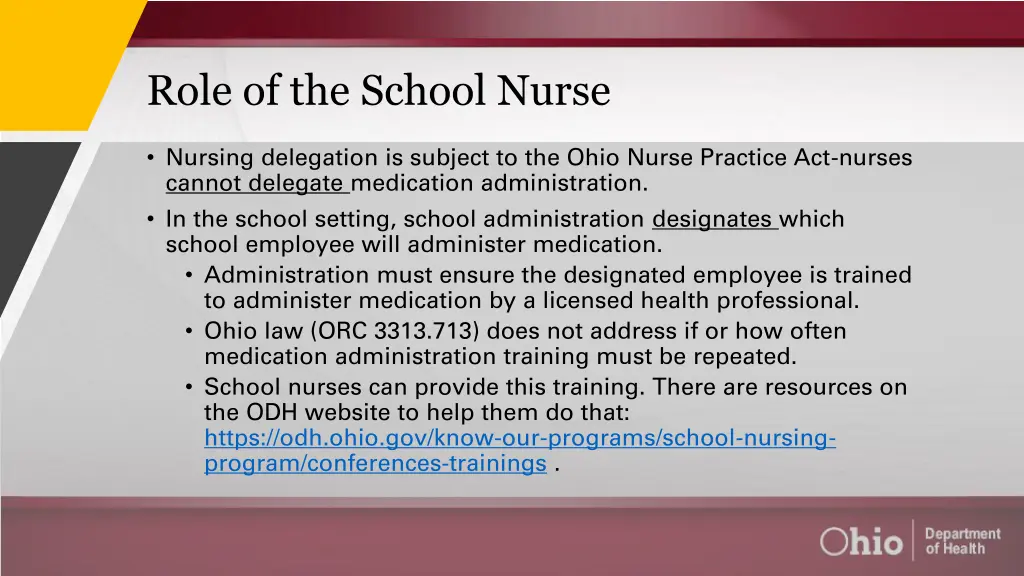 role of the school nurse 2