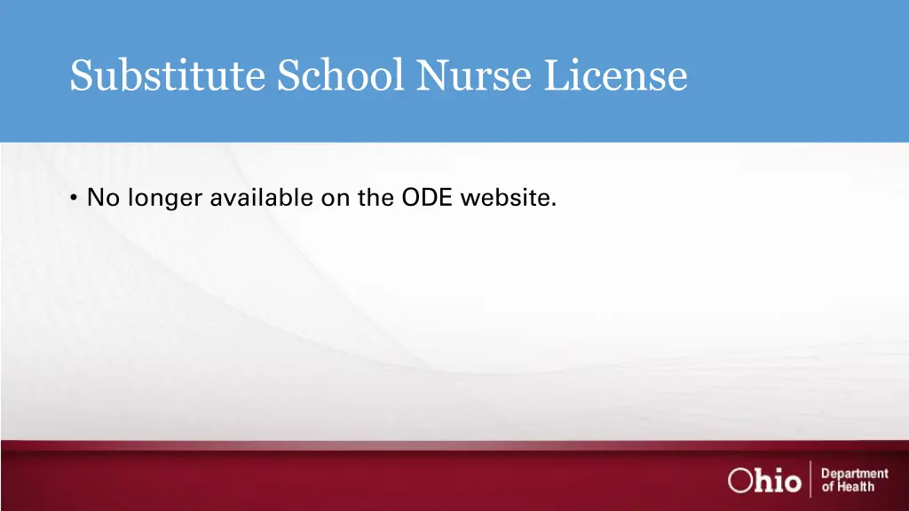 substitute school nurse license
