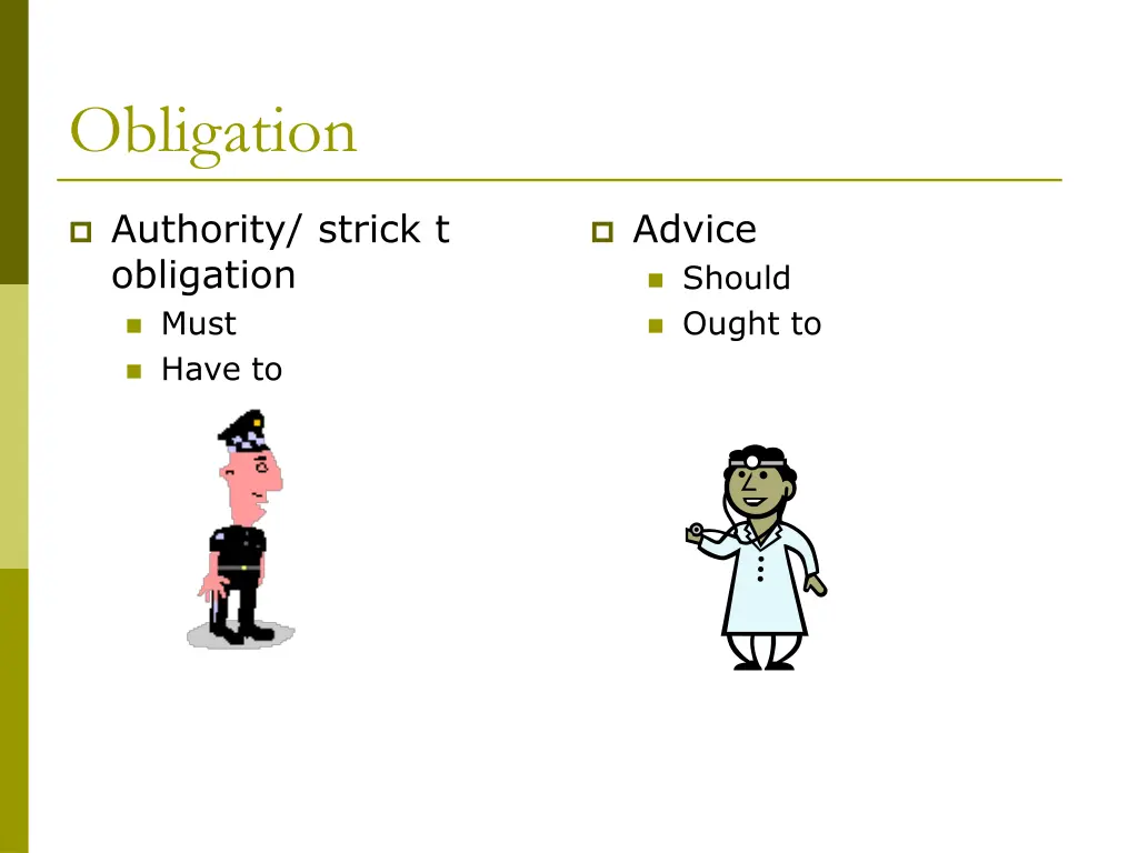 obligation