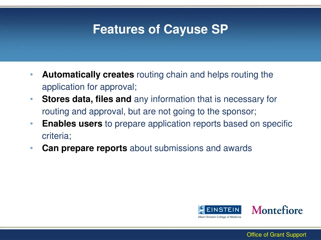 features of cayuse sp