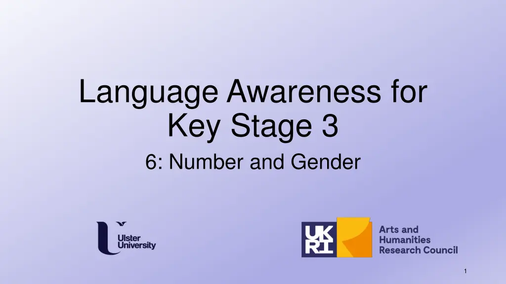language awareness for key stage 3 6 number