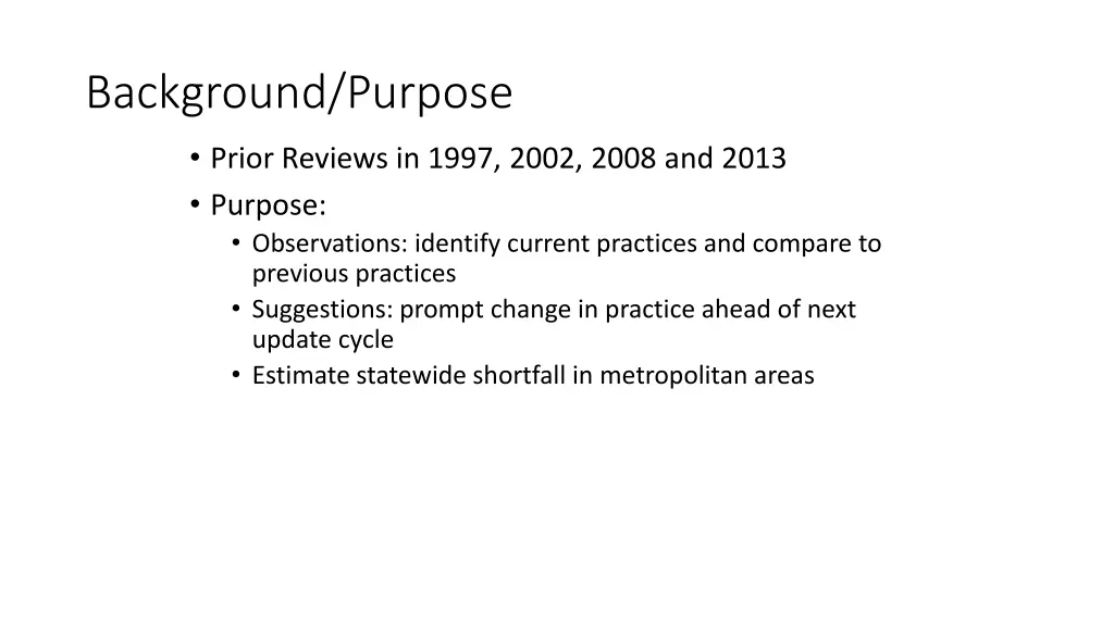 background purpose