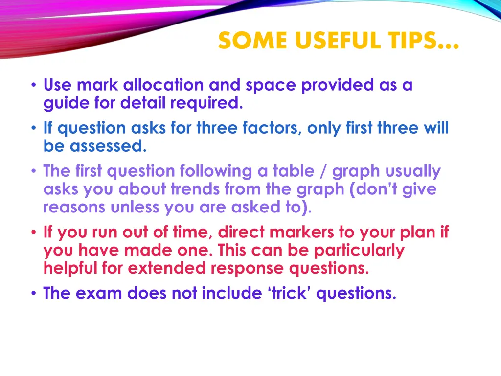 some useful tips