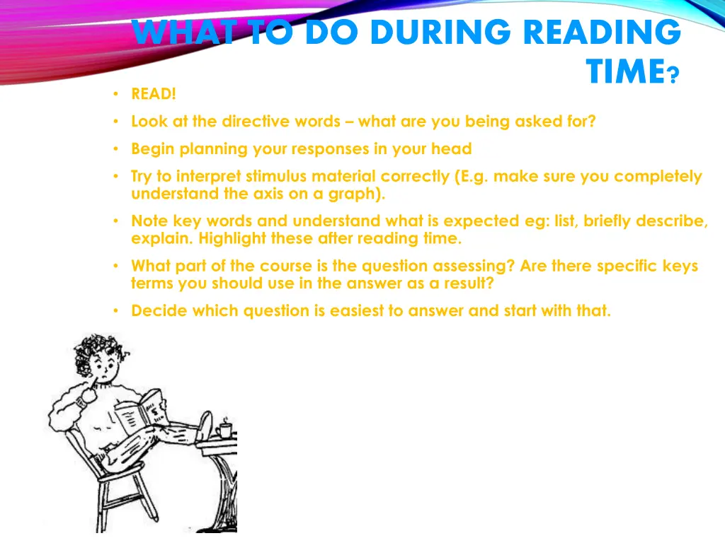 what to do during reading