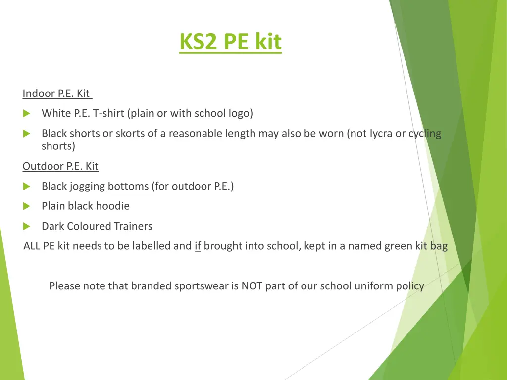 ks2 pe kit