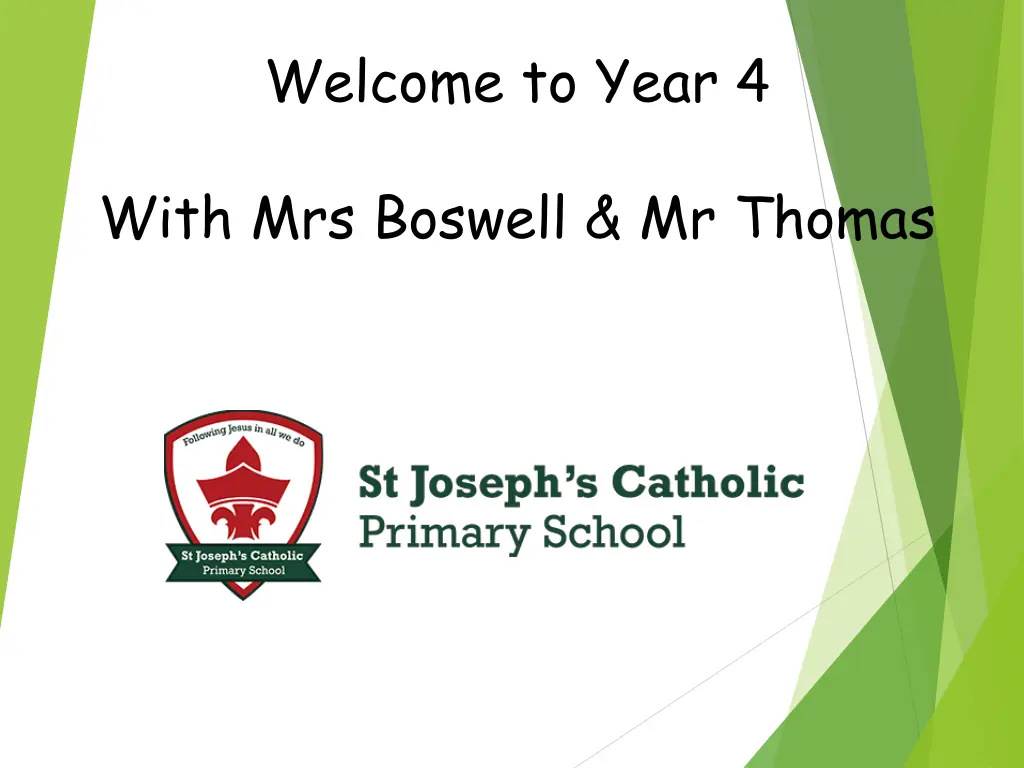welcome to year 4