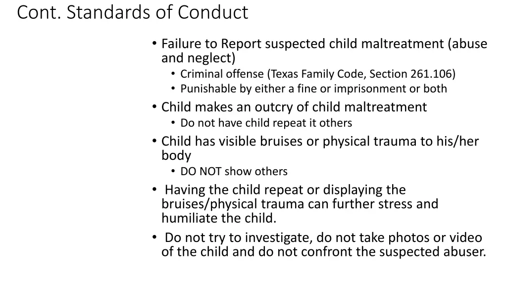cont standards of conduct 3