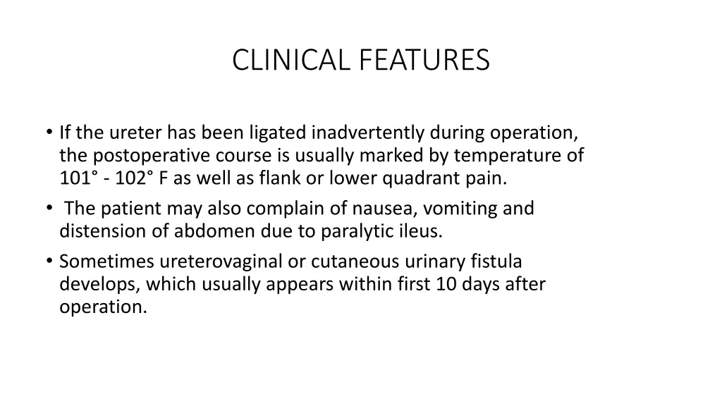 clinical features 1