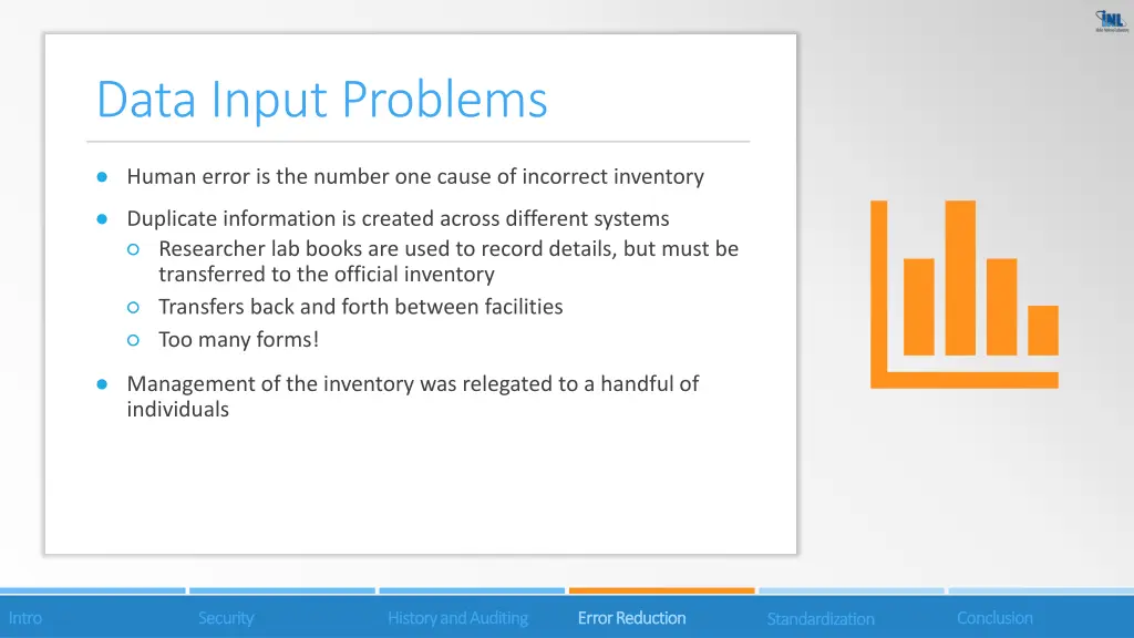 data input problems