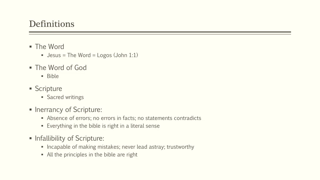 definitions