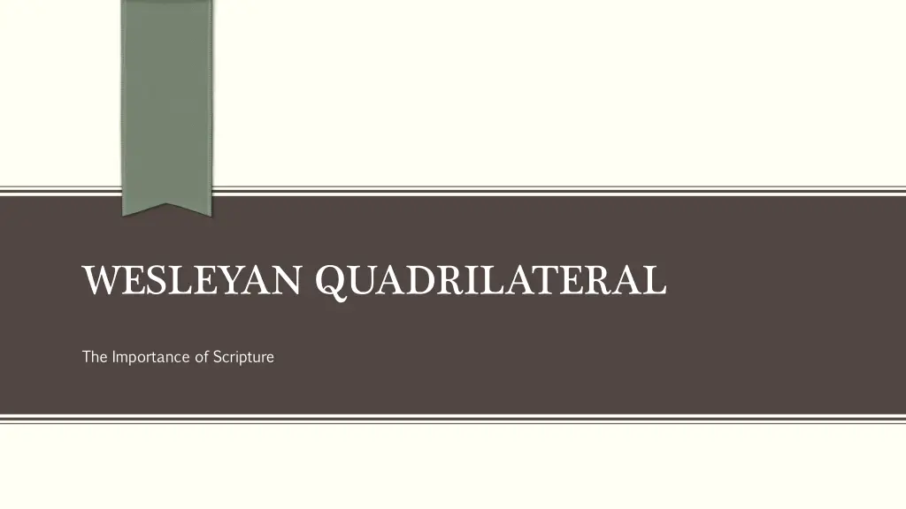 wesleyan quadrilateral