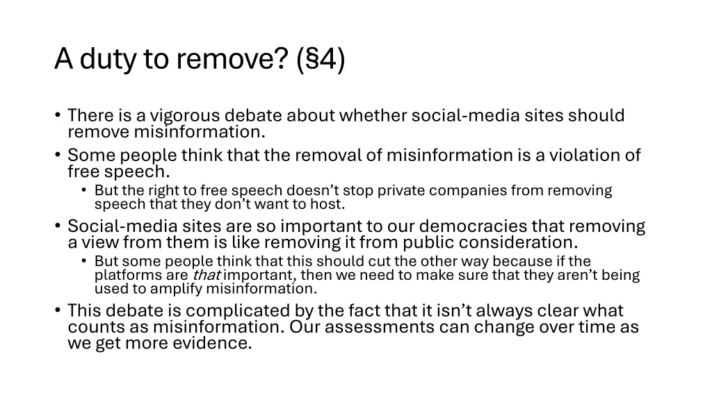 a duty to remove 4